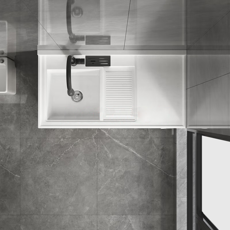 1100mm Laundry Room Sink Cabinet for Washing Machine Laundry Cabinet Set