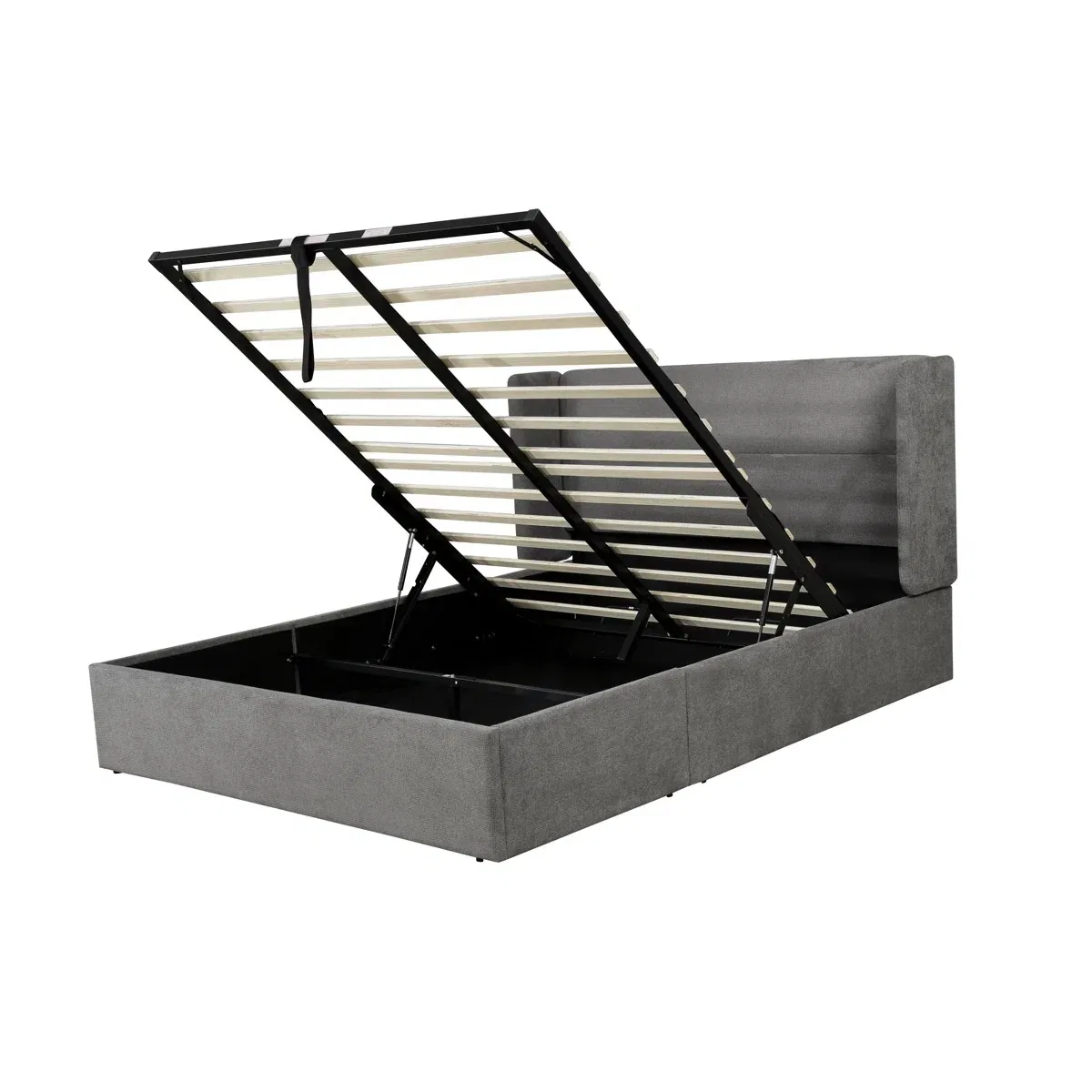 Hot Sale Slatted Bed Frame Gas Piston Lifting Bed Mechanism Storage Bed for Smart Sofa Bed Tatami Poland Italy Popular