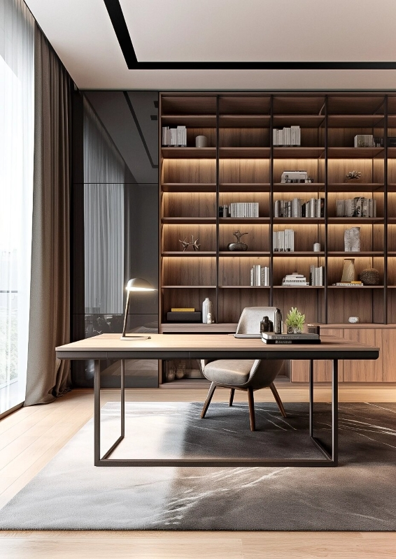 Stylish Customized Organized Storage Bookcase for Home and Office