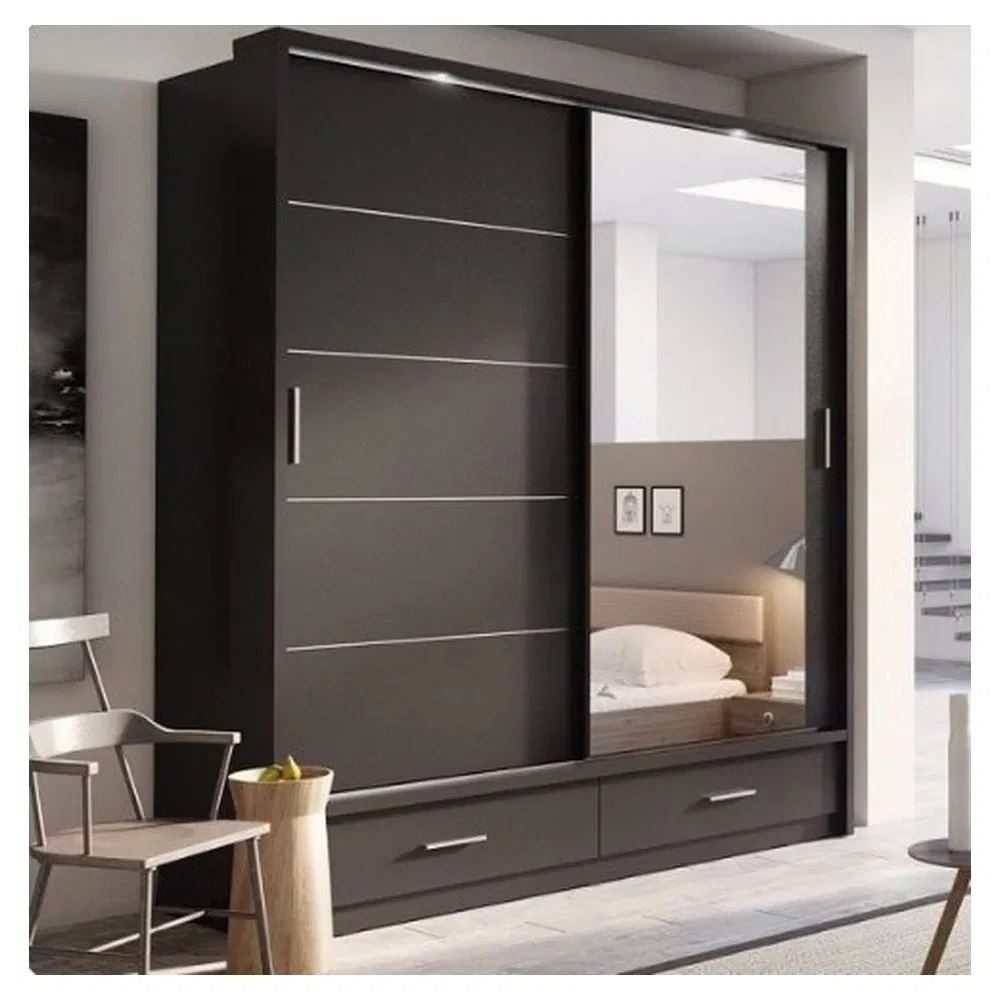 Modern Walk in System Organizer Clothes Cabinet Custom Bedroom Wardrobe Walk in Closet