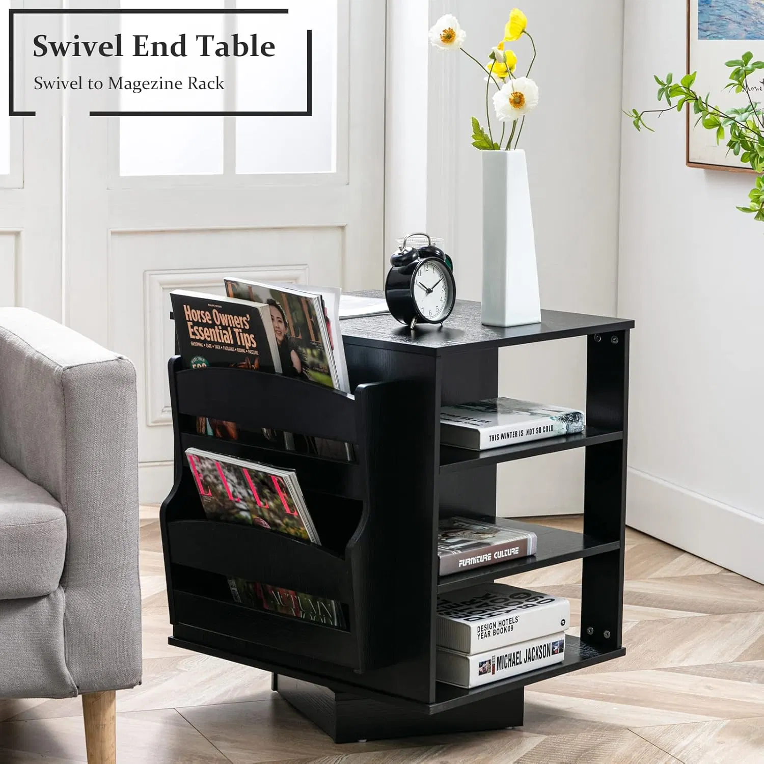 a Modern and Simple Small Bookcase, a Solid Wood Bookcase for Home Use in The Living Room and Bedroom