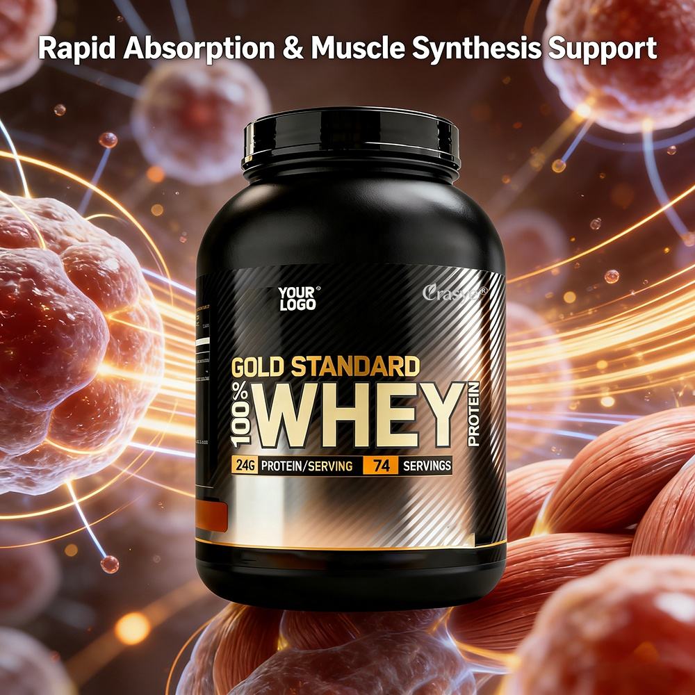 OEM Adult Increase Muscle Growth Custom Flavor Natural 20-29g Protein Per Serving for Whey Protein Concentrate Isolate Powder