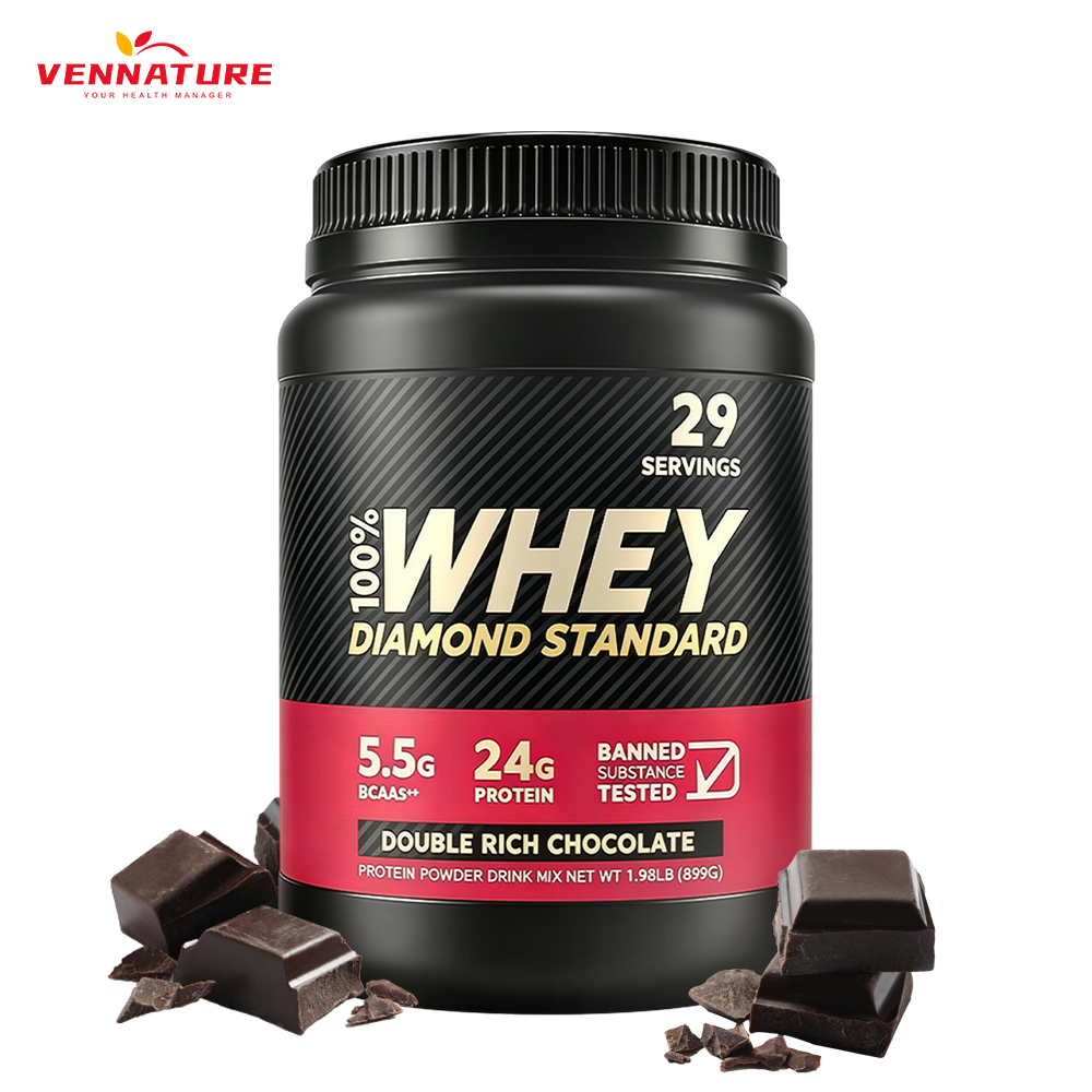 Oem 100% Whey Protein Hydrolyzed Powder Double Rich Chocolate 1.98 Pound Sports Fitness Supplements for Adults 24g 29 Servings