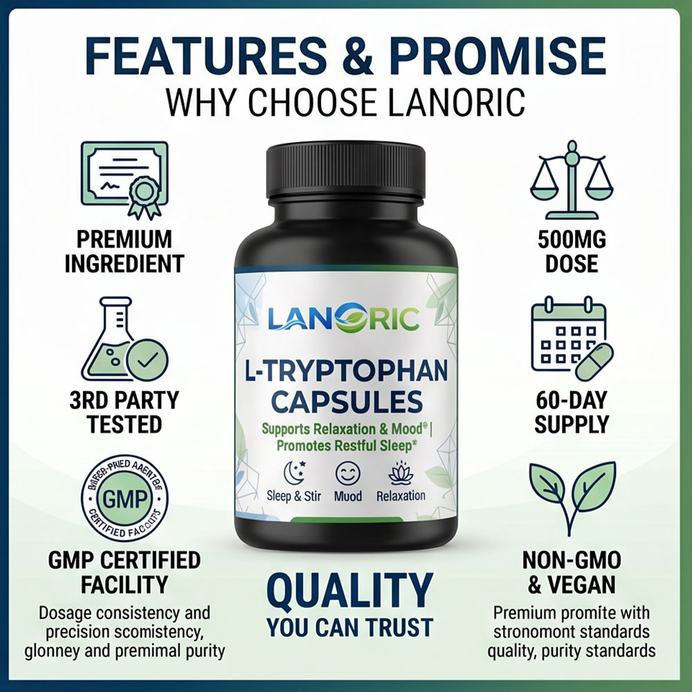 OEM Wholesale Price L-tryptophan Capsule Bulk Amino Acid Sleep Supplement Tryptophan 5-htp 5 Htp Capsules L-tryptophan Capsules