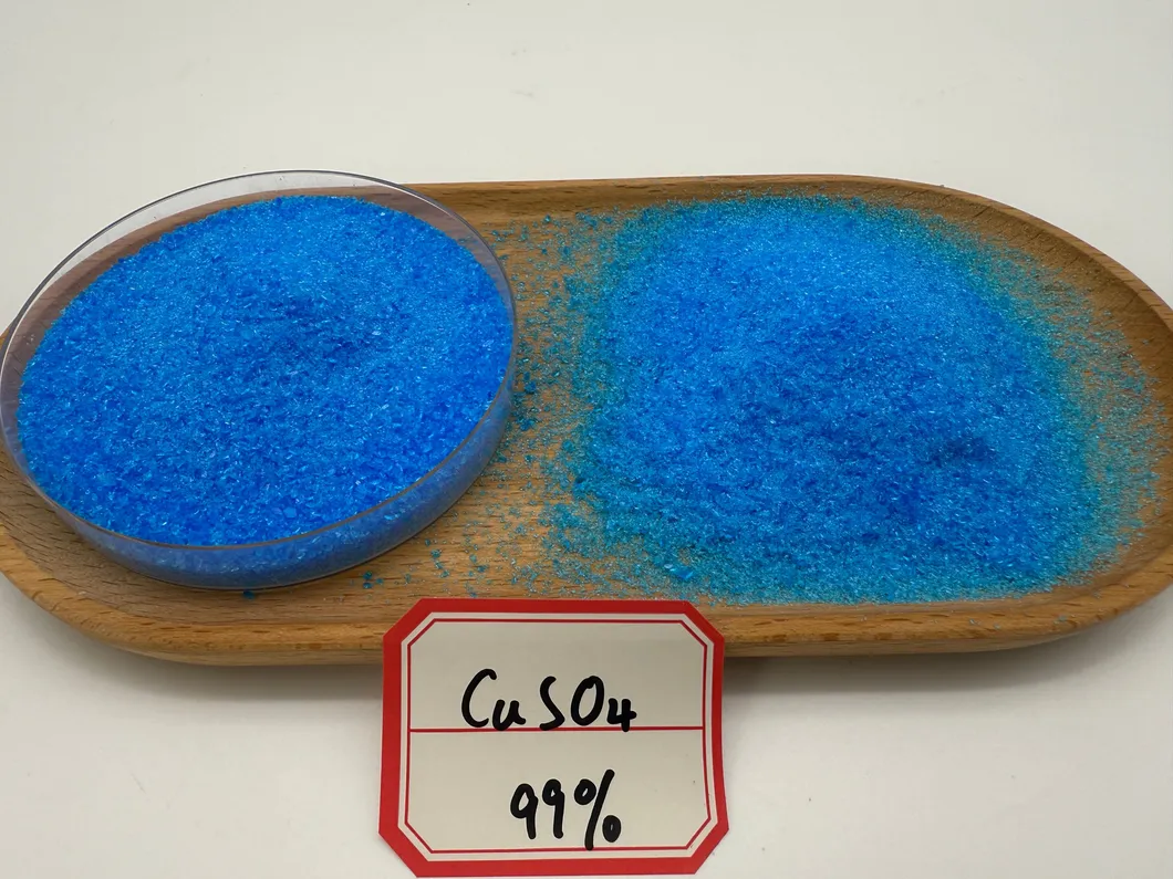 Blue Powder Feed Grade CAS 7758-98-7 Industrial Pentahydrate Crystal Copper Sulfate