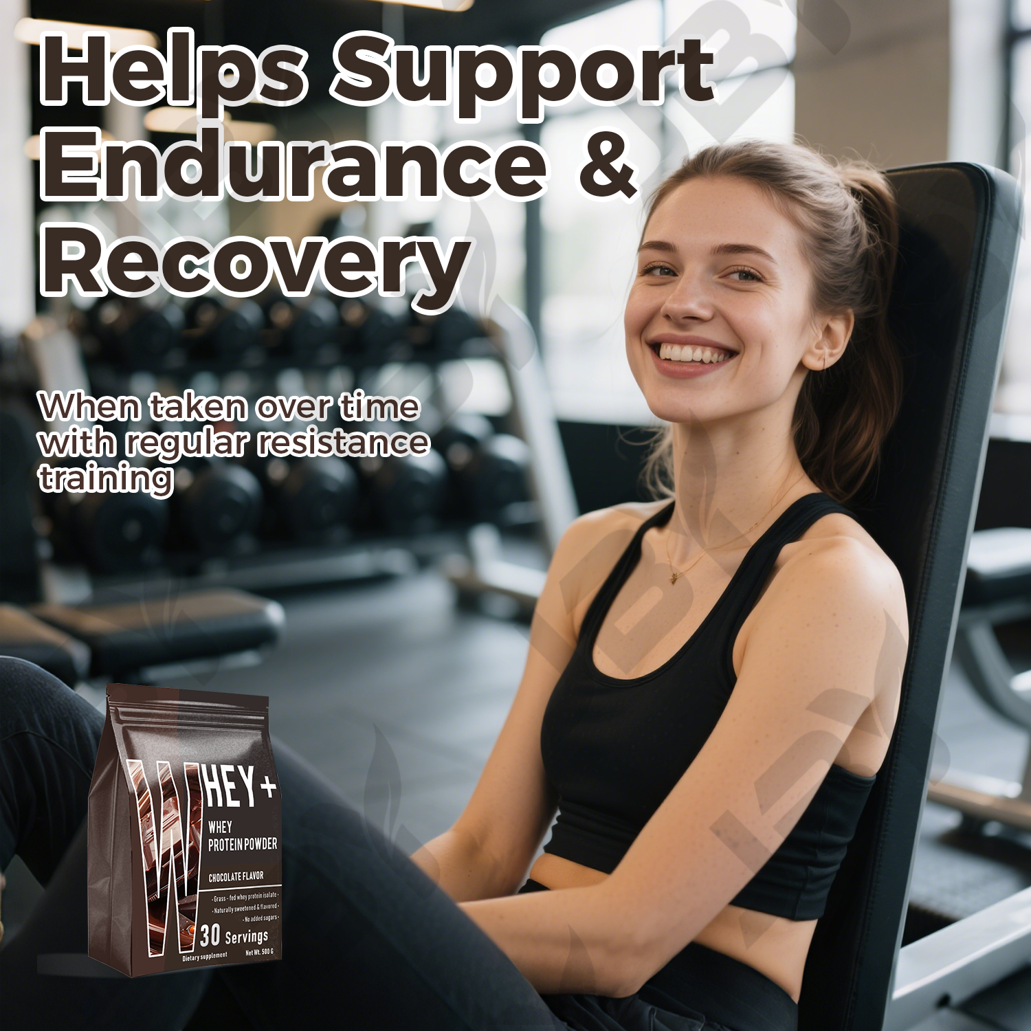 JBY Factory Direct Whey Protein Powder for Classic Chocolate Flavor High Protein Sports Performance Supplement