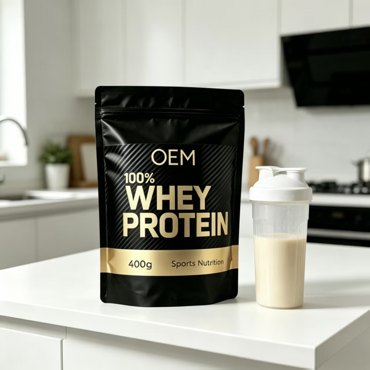 OEM Whey Protein Concentrate Bulk Wholesale Gym Supplement for Adult Muscle Growth Recovery Instant Powder