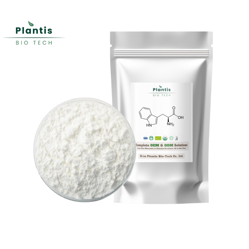 L-Tryptophan Powder Factory Bulk Supply Food Grade CAS 73-22-3 99% Purity Amino Acid