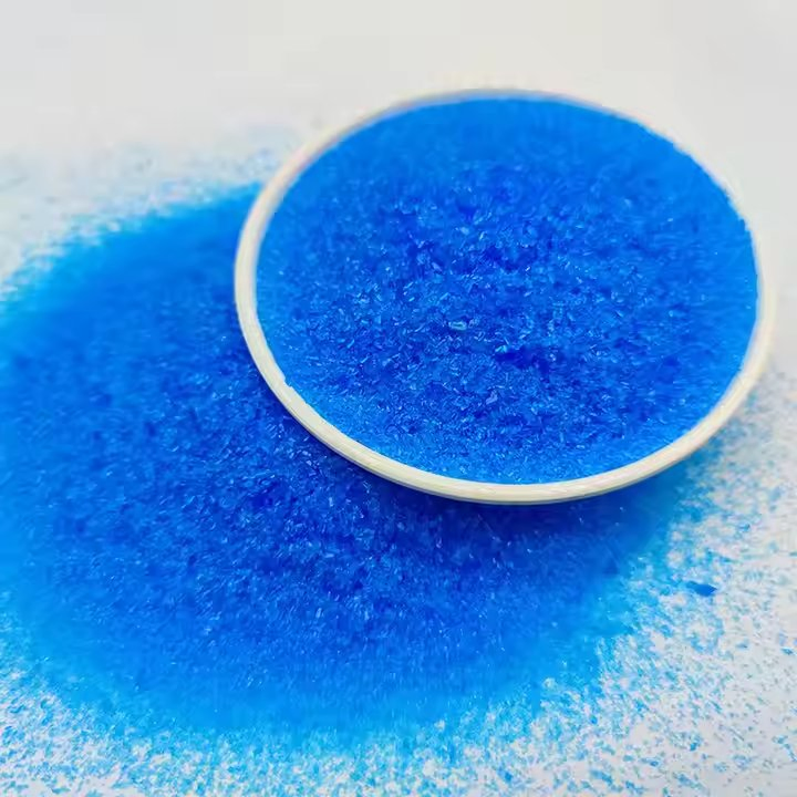 Industrial Grade Copper Sulfate Pentahydrate 98% Blue Crystal for Dyeing and Catalyst