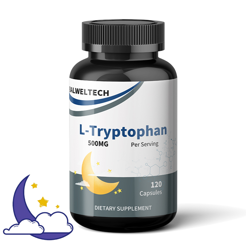 OEM Private Label L-Tryptophan Complex Capsules Calming Support Formula for Relaxation &amp; Wellness