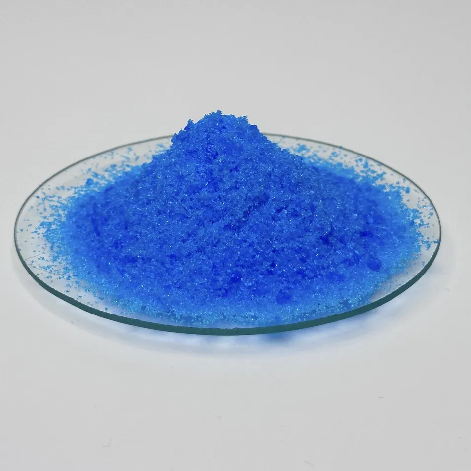 Industrial Grade Copper Sulfate Pentahydrate 98% Blue Crystal for Dyeing and Catalyst