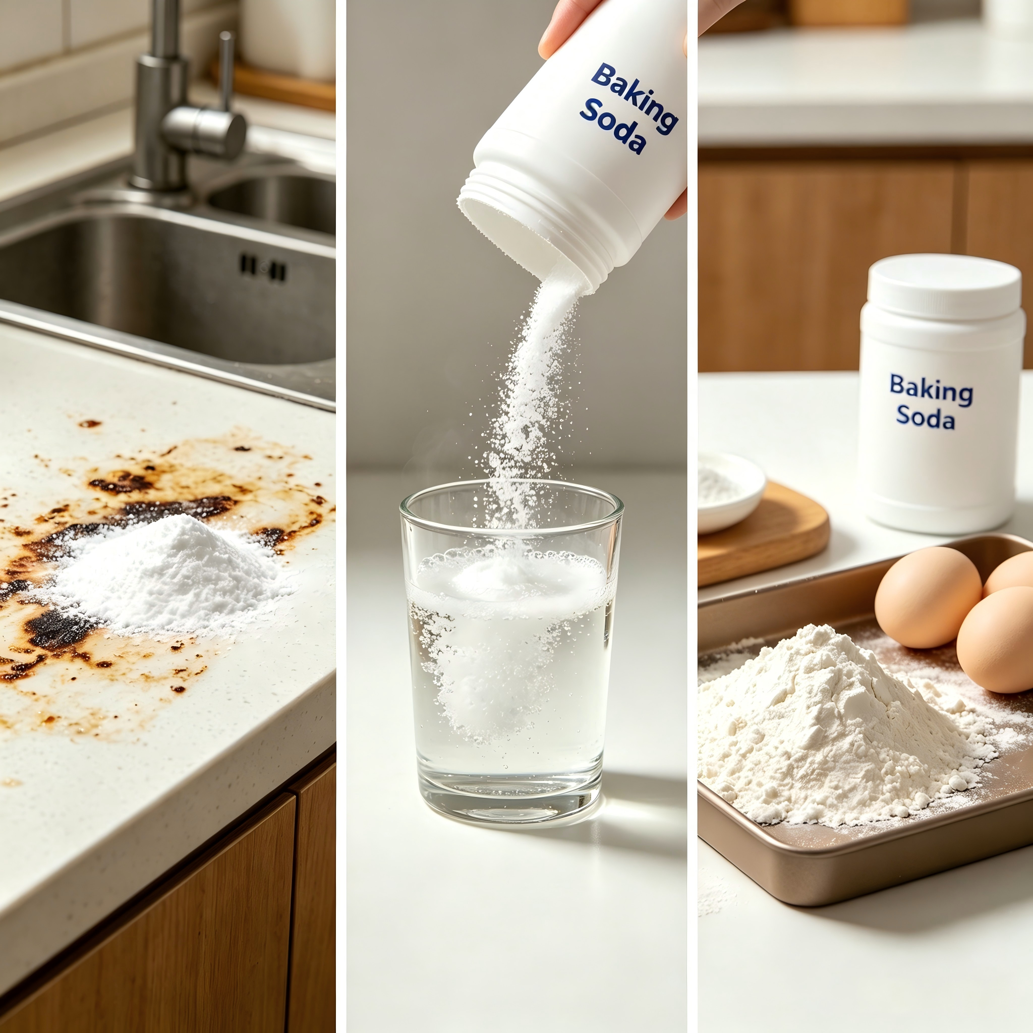 High Purity Sodium Bicarbonate Edible Baking Soda for Home Cleaning &amp; Feed Additive in Stock