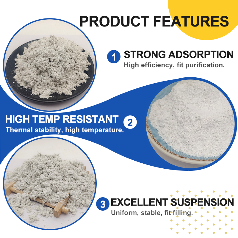 Competitive Price Sepiolite Powder Animal Feed Additive Anti Caking Agent Mycotoxin Binder Pellet Binder Livestock