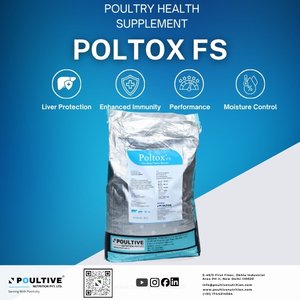 Poltox FS Poultry Toxin Binder | Activated Charcoal + HSCAS | Feed Grade Amino Acids | Mycotoxin Binder | 1kg Per Ton | 25Kg