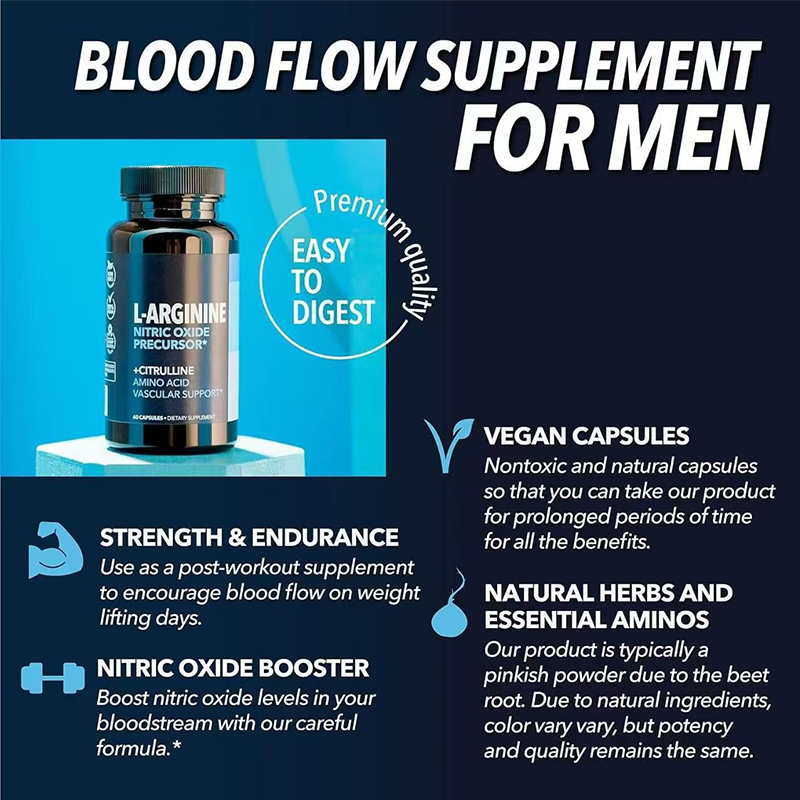 OEM L-arginine Capsules Amino Acid Sport Supplement L-arginine Capsules