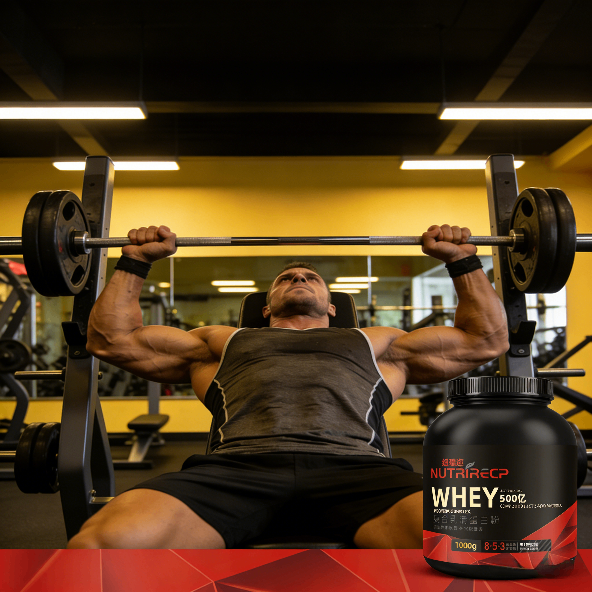 Premium Whey Protein Concentrate Powder Bodybuilding Supplements from China
