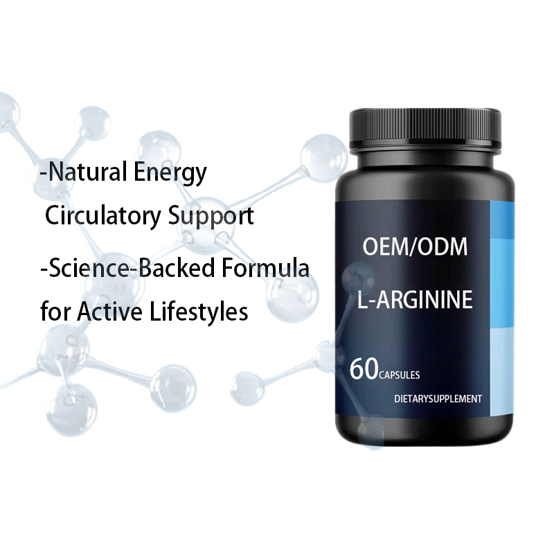 OEM L-Arginine HCL Capsules Sports Nutrition Supplement for Enhanced Muscle Growth Blood Circulation Food Supplements