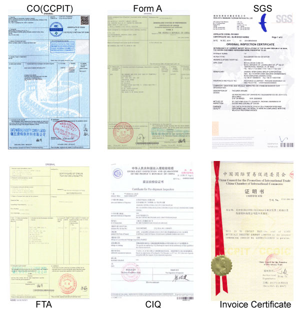 Certification Documents
