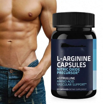 Private Label OEM/ODM Adult Male Enhancing L-Arginine Capsules with Amino Acid Support 60 Capsules/Bottle
