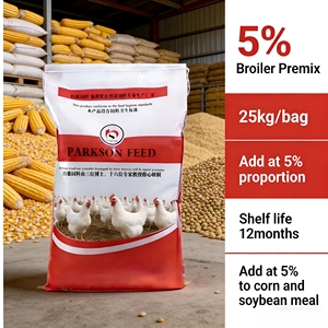 Broiler Concentrated Premix Feed Fast Growth Weight Gain Mycotoxin Binder Detoxification Amino Acid Mineral 25kg/bag High
