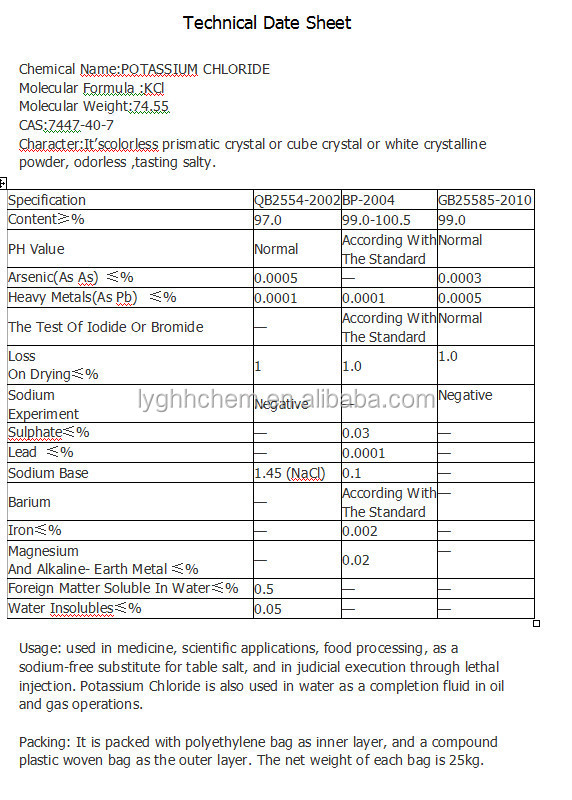 Parameters Table 2
