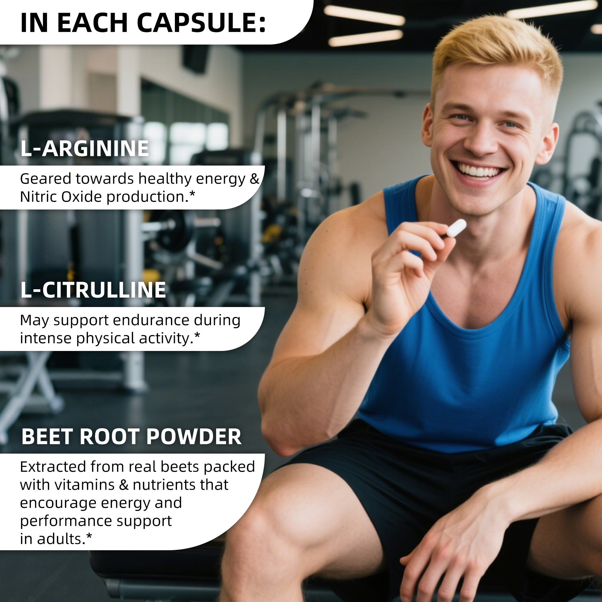 Julong OEM L-arginine Capsule Vegan Supplements for Muscle Growth Preworkout L-arginine L Citrulline Capsules Stamina Booster