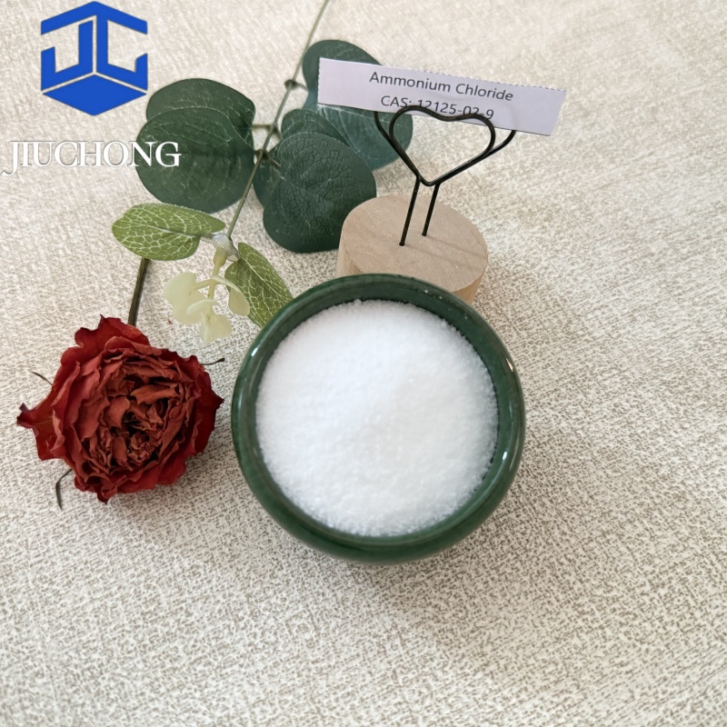 High Quality JIUCHONG Ammonium Chloride 99%min ISO Certified Industrial Fertilizer Agricultural Grade Powder NH4Cl 25 Tons MOQ