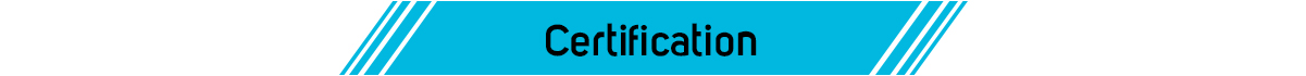 Certifications Header