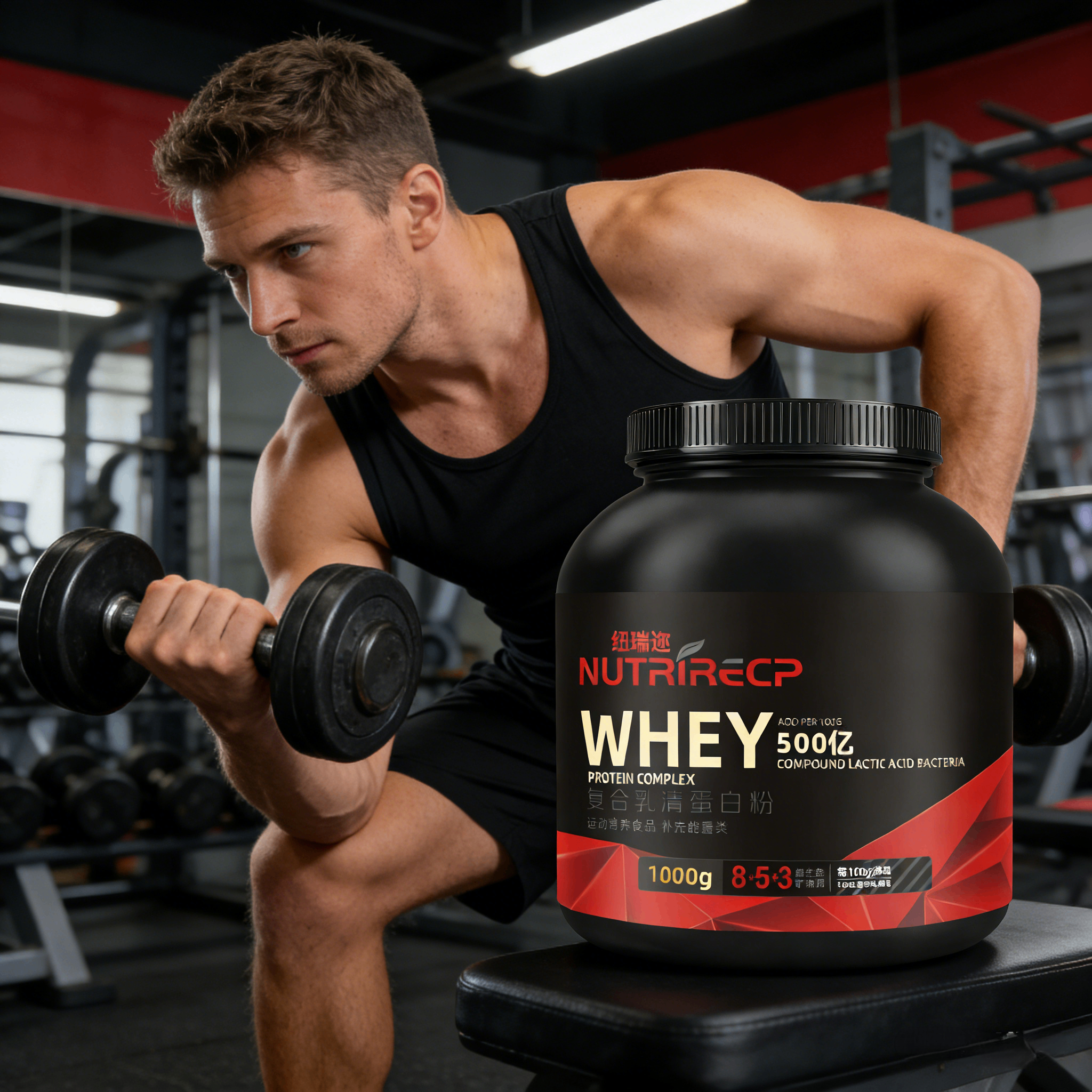 Premium Whey Protein Concentrate Powder Bodybuilding Supplements from China