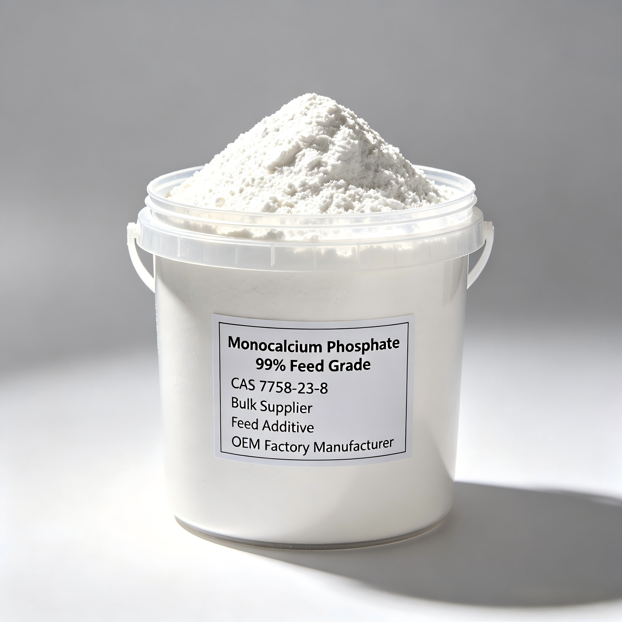 Monocalcium Phosphate 99% Feed Grade Nutrition Enhancers CAS 7758-23-8 Bulk Supplier Feed Additive OEM Manufacturer