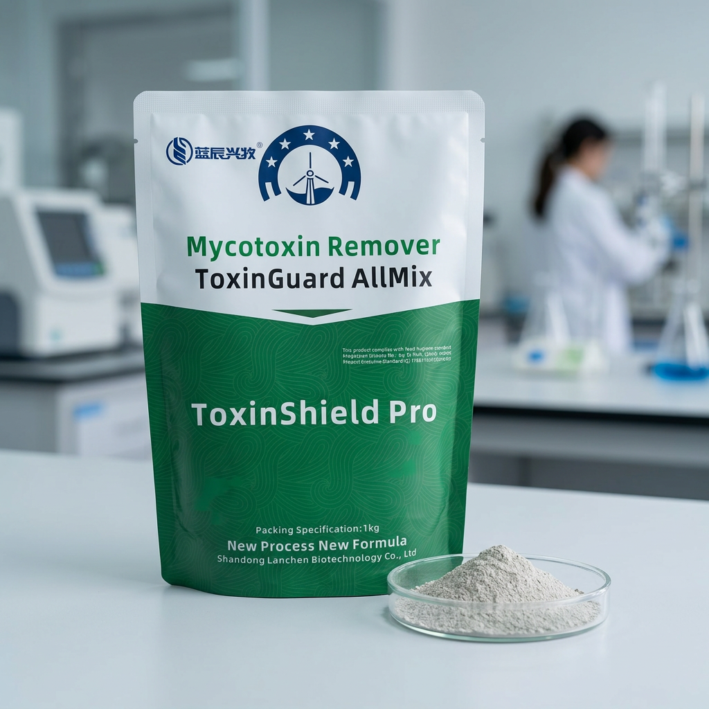 Lanchen Shandong Poultry Feed Grade Enzymes Vitamins Mycotoxin Adsorbent Toxin Binder Water-soluble Powder Premix Preservative
