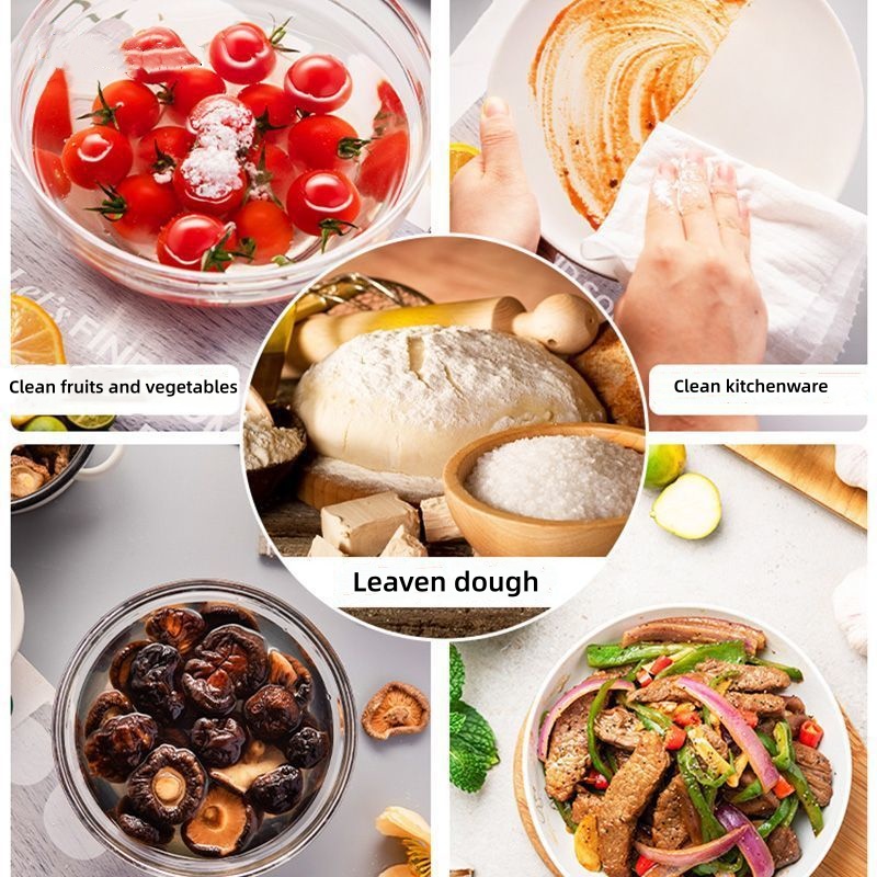 Food Grade High Purity 99% Sodium Bicarbonate (NaHCO3) No-Additives Baking Soda Powder Cooking Cleaning Beverage CAS 144-55-8