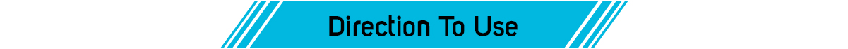 Direction to Use Divider