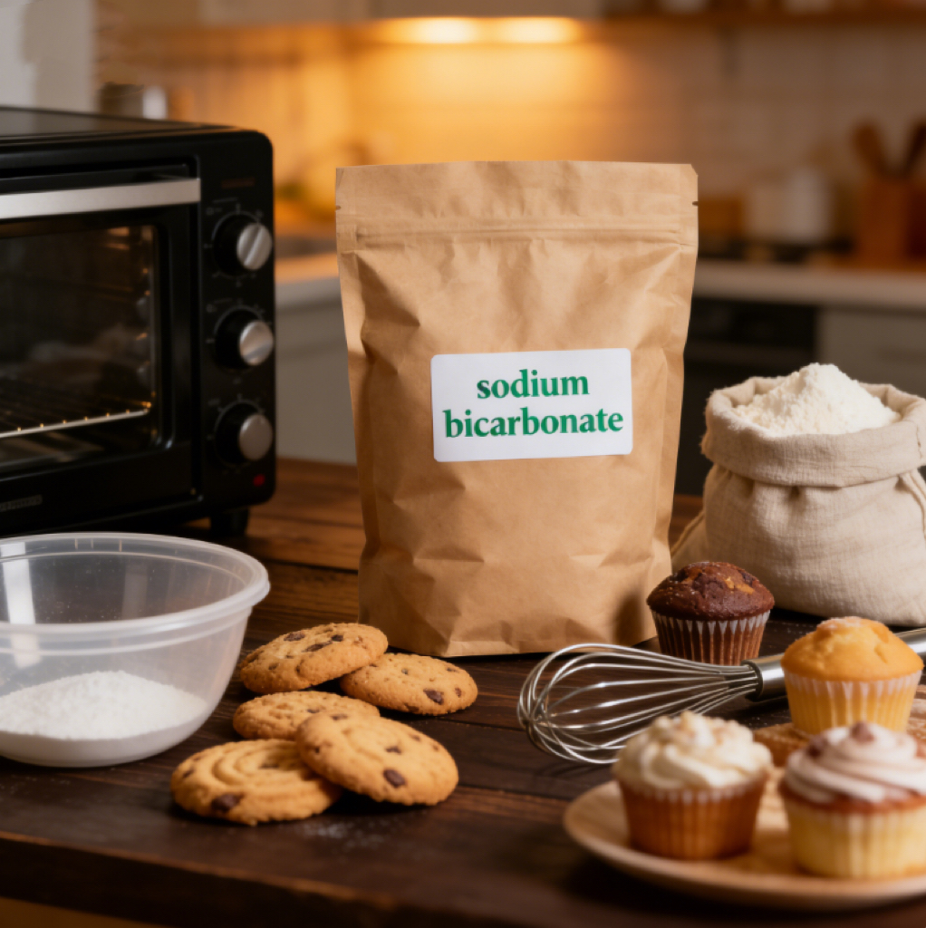Sodium bicarbonate product packaging