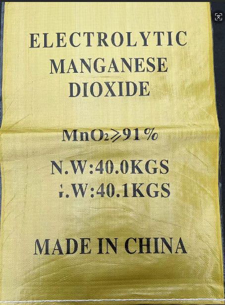 Electrolytic Manganese dioxide powder 90-92%