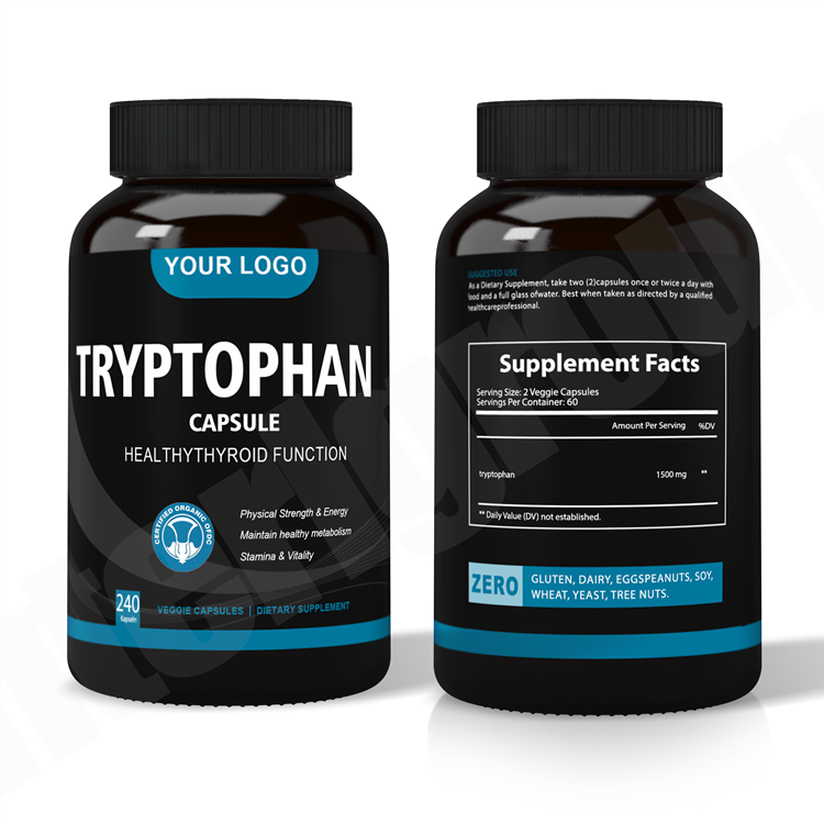 Ausreson Private Label 5-HTP L-tryptophan Feed Grade Amino Acid Supplement L Tryptophan Capsules