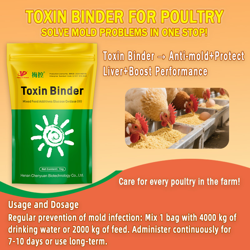 CY Toxin Binder Mold Control Mycotoxin Detoxifier Gastritis Prevention Liver Protection Veterinary Feed Additive