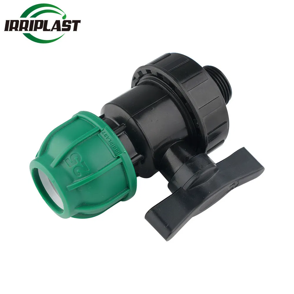 Polypropylene Hydraulic Water Systems Connection Ball Valve for Potable Distribution