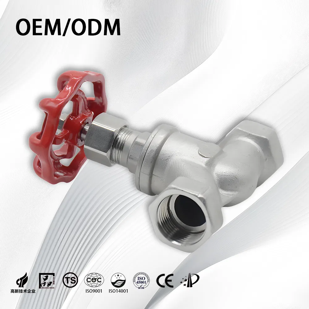 Stainless Steel/Industrial/Water Use Custom Material Size Thread/3 Way/Check/Control/Globe/Reducing/Pneumatic/Plumbing/Float/Gate/Gas/Ball Valves Series for Gas