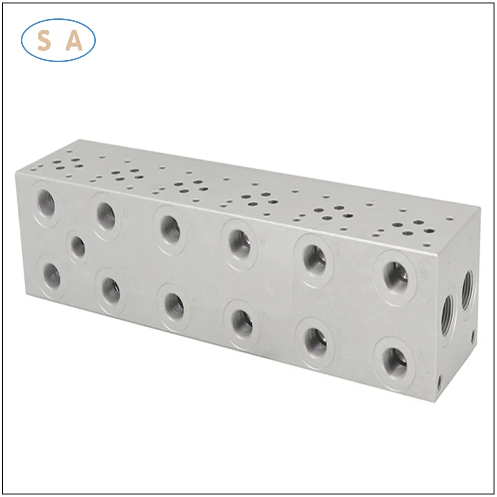 Aluminum/Steel Hydraulic Valve Nano Block Ng16 Mosaic Glass Block Manifold Blocks