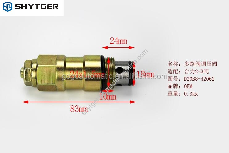Hydraulic Relief Valve Cdb2-F15 Forklift Multi-Channel Split with Hydraulic Pressure Regulator
