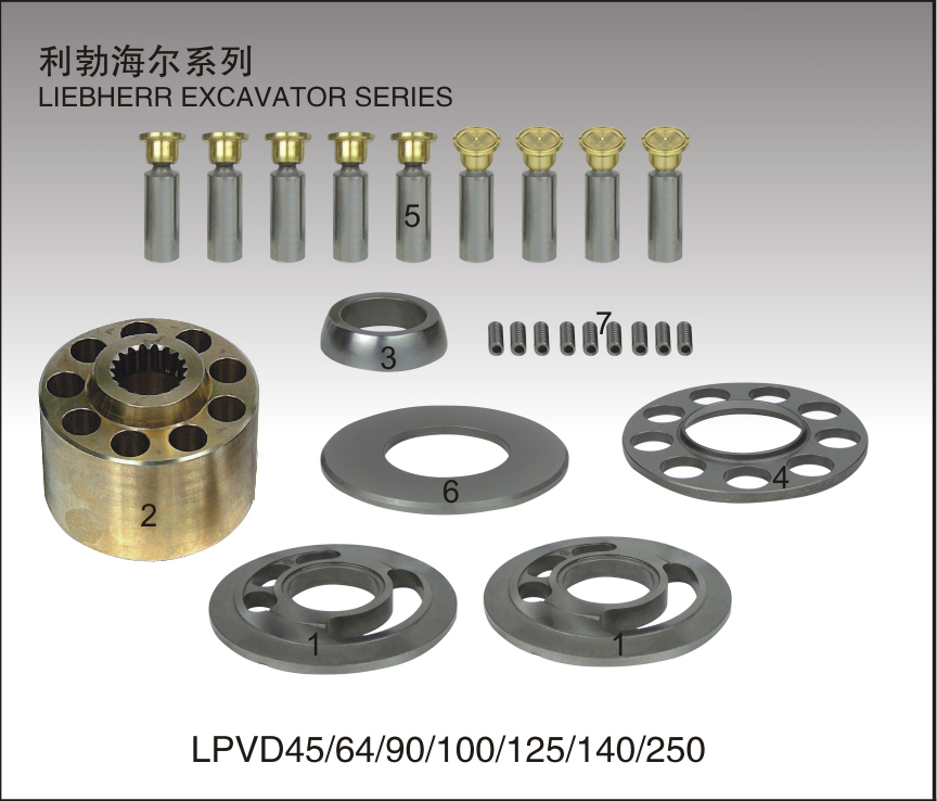 Li-Ebherr Series Hydraulic Pump Parts Lpvd45-260 Spare Parts in Stock