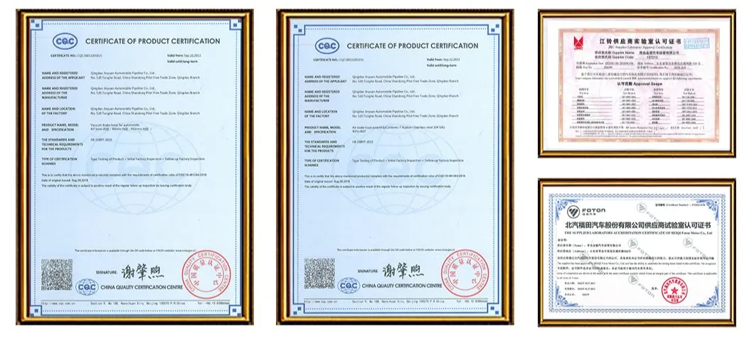 Certifications ISO CE