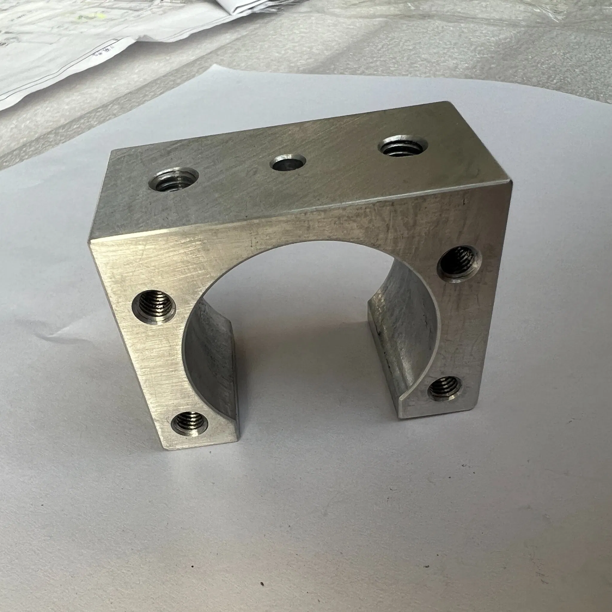 Custom CNC Machining Aluminum Valve Hydraulic Manifold Block for Hydraulic Cylinder