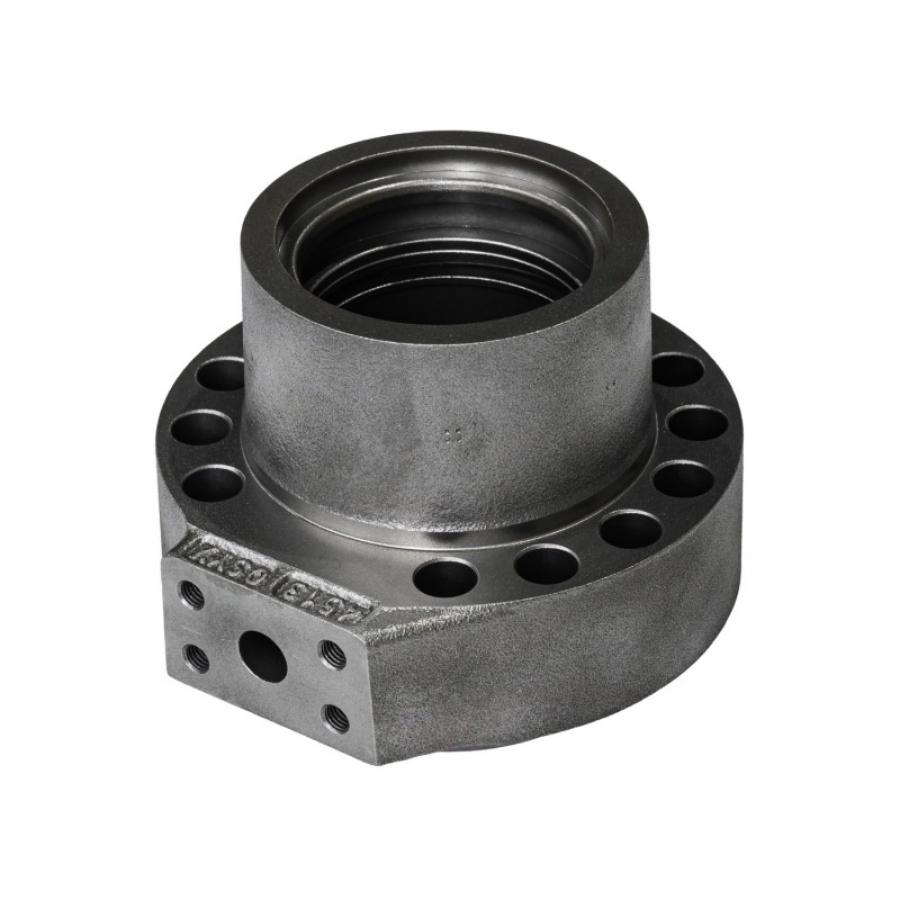 Precision Stainless Steel Cylinder Hub Balance Valve Cover Hydraulic Components