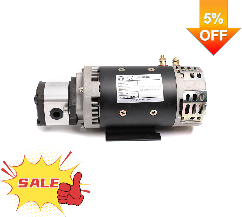 DC 12V Double Acting Hydraulic Power Unit for Fork Lift Horizontal Mini Electric