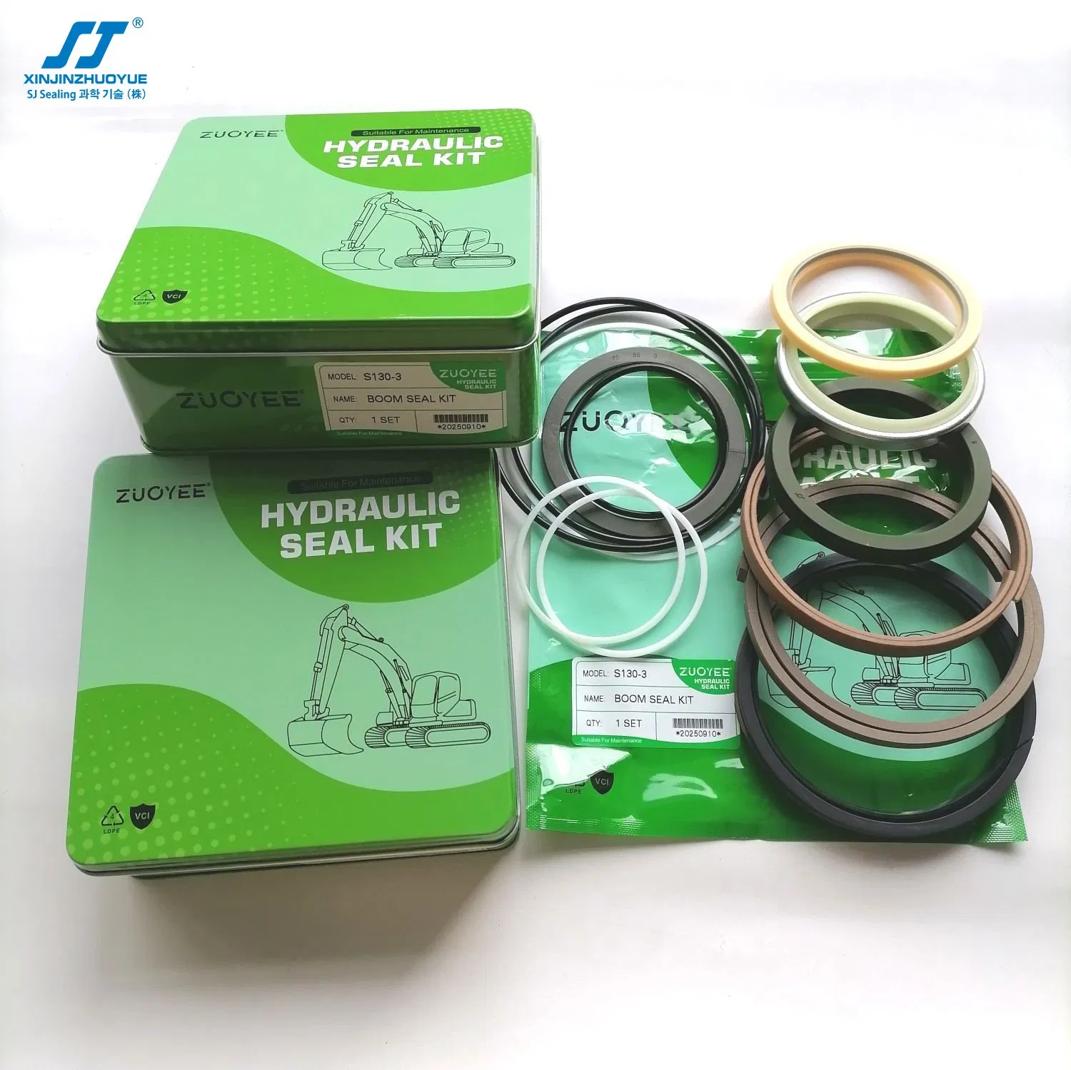 Boom Seal Kit for Ex100-1 Hydraulic Cylinder - Service/Repair Seal Kit