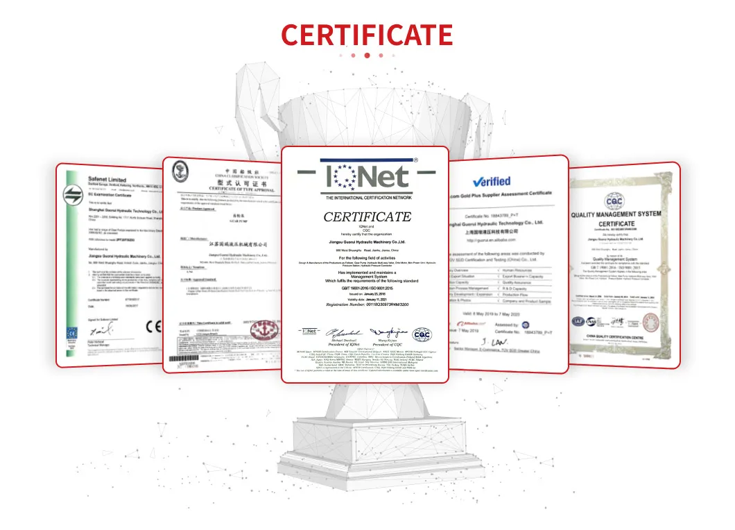 Certifications