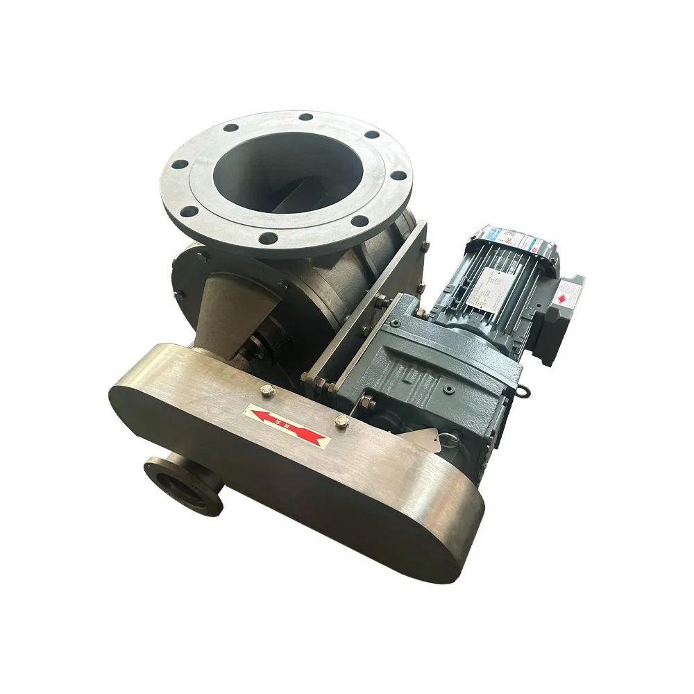 High Temperature Standard Model Abrasion Resistant Chrome Plated Industrial Round Flange Rotary Control Valve