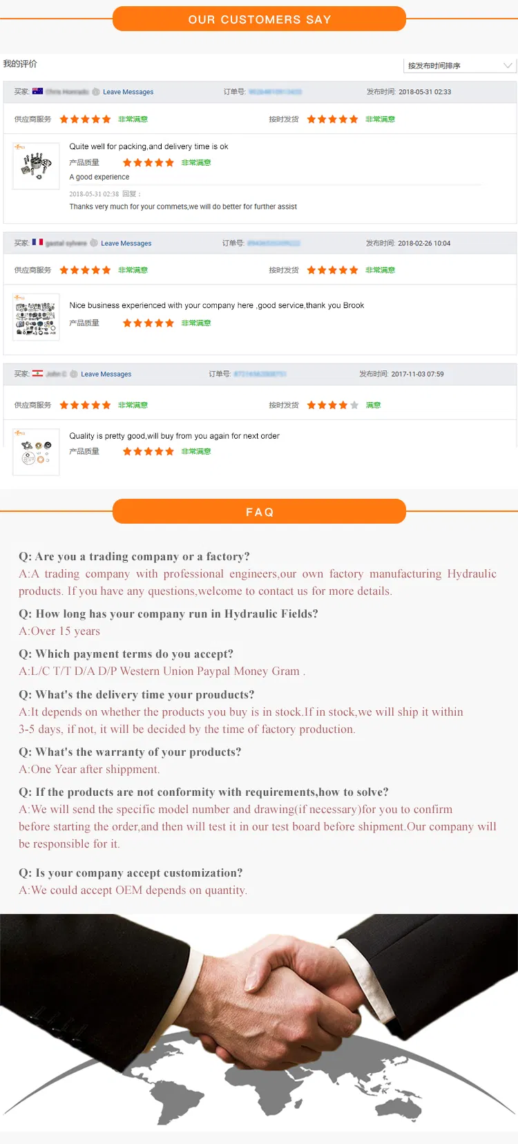 Excavator Hydraulic Pump Spare Parts